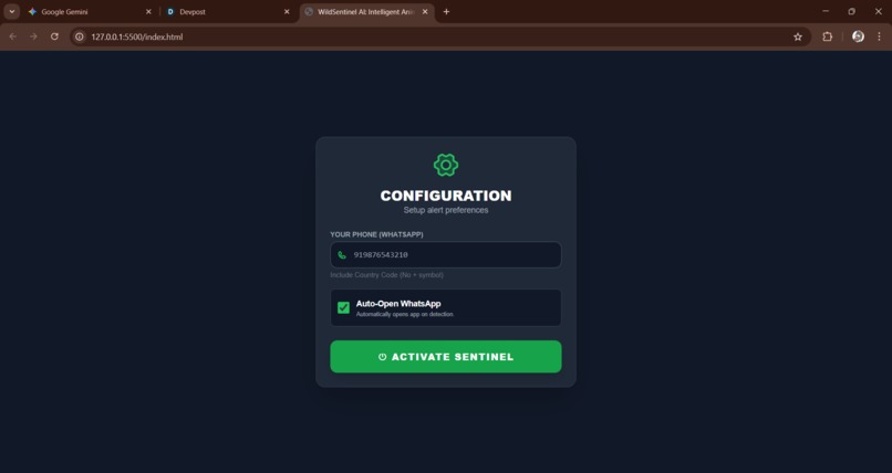 WildSentinel AI: Intelligent Animal Intrusion Detection – screenshot 2