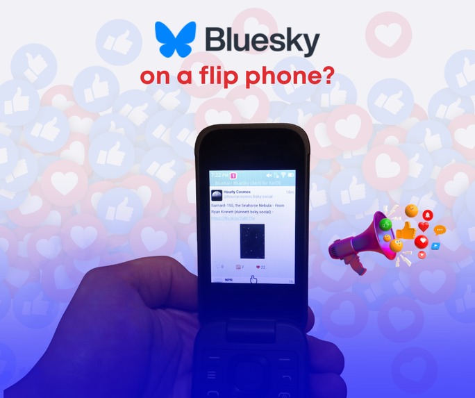 BlueKai - BlueSky on a flip phone! – screenshot 1