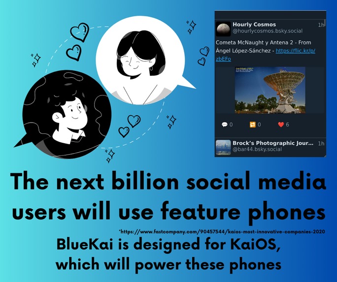 BlueKai - BlueSky on a flip phone! – screenshot 2