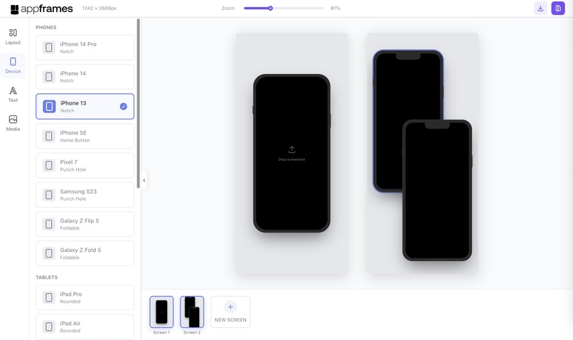 App Frames – screenshot 1