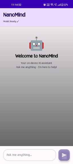 NanoMind: LiteChat Assistant – screenshot 1