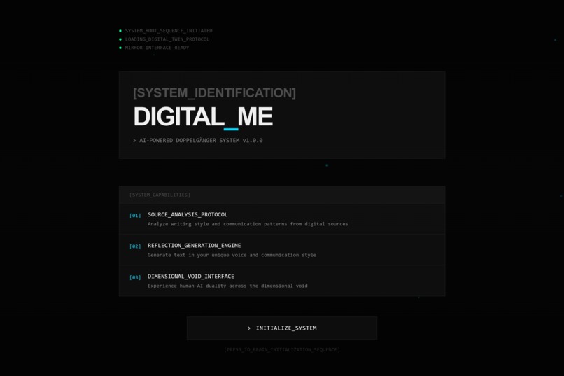 DigitalMe - Your AI Doppelgänger – screenshot 1