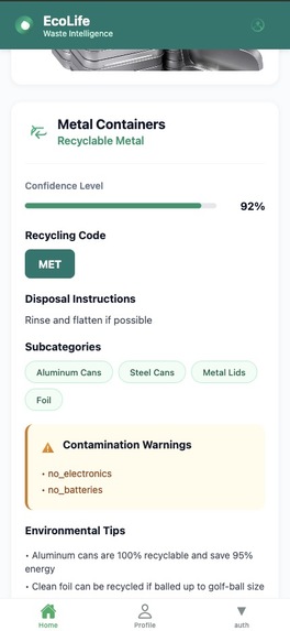 EcoLife: Waste Intelligence – screenshot 2