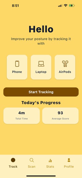 Posturely 2.0 – screenshot 1