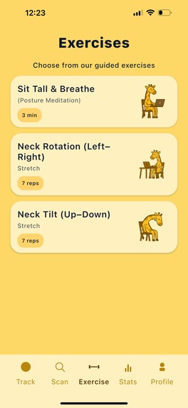 Posturely 2.0 – screenshot 5