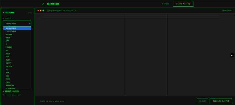 Retropaste – screenshot 2