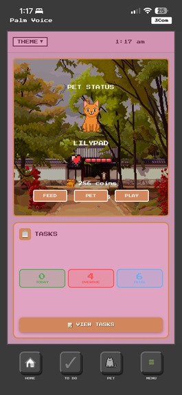 PalmVoice – screenshot 1