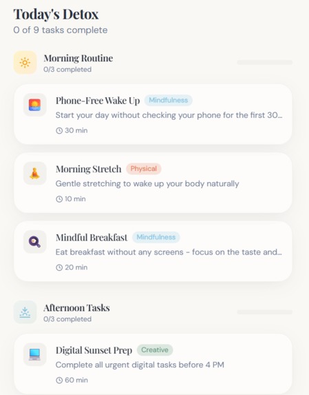 Dopamine Detox Coach – screenshot 3