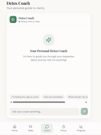 Dopamine Detox Coach – screenshot 6