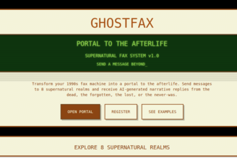 GhostFax — The AI-Powered Fax Machine Reborn