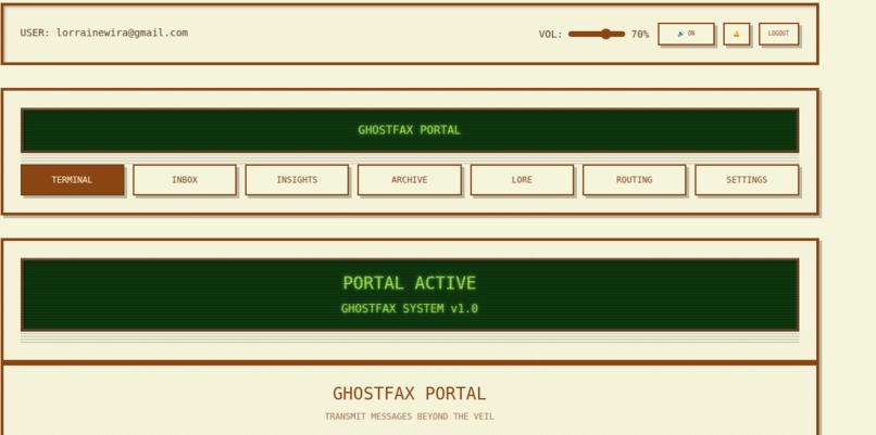 GhostFax — The AI-Powered Fax Machine Reborn – screenshot 3
