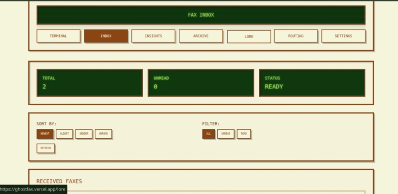 GhostFax — The AI-Powered Fax Machine Reborn – screenshot 11