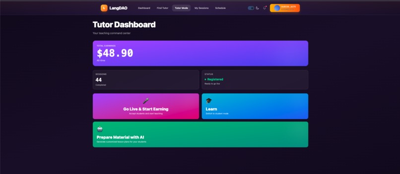 LangDAO – screenshot 6