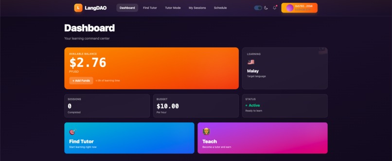 LangDAO – screenshot 7