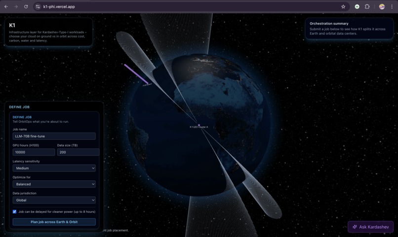 K1 – screenshot 1