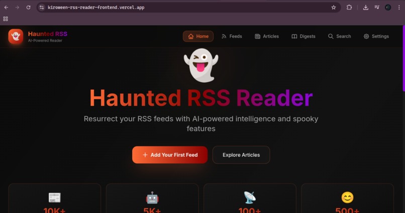 Kiroween-RSS-Reader – screenshot 3