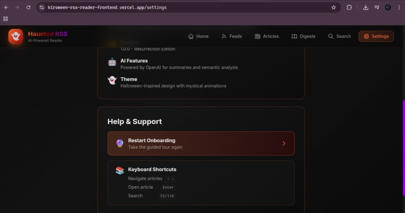 Kiroween-RSS-Reader – screenshot 5