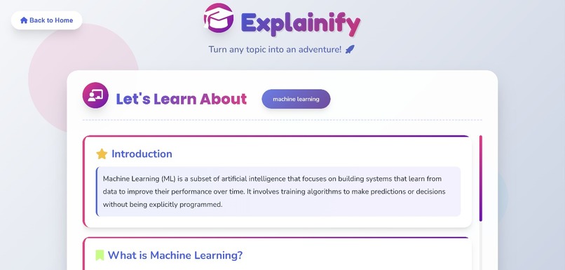 EXPLAINIFY – screenshot 5