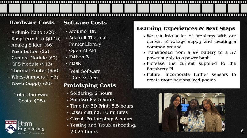 ESE 1110, Team 13: Poetry Camera – screenshot 6