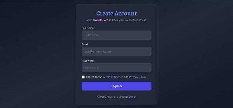 SymptoWise – screenshot 2