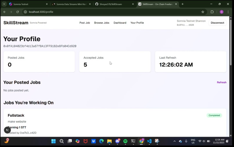 SkillStream – screenshot 2