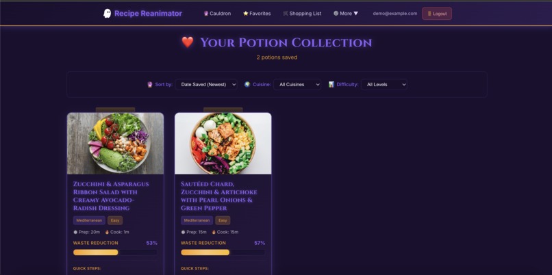 Recipe Reanimator  – screenshot 3