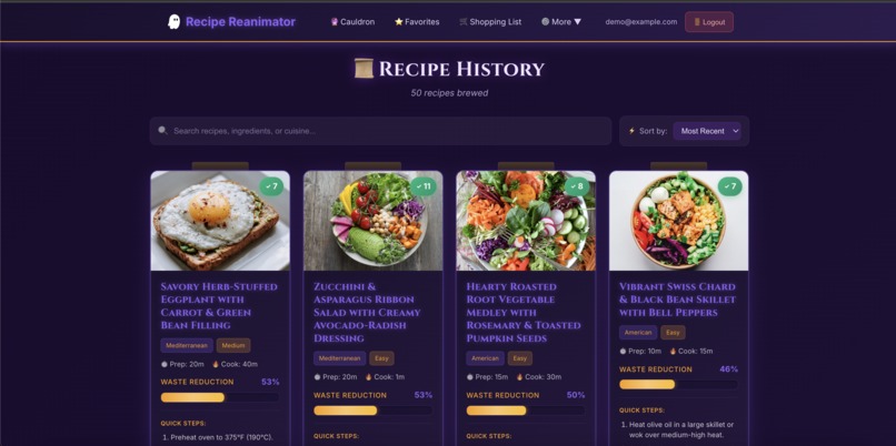 Recipe Reanimator  – screenshot 4