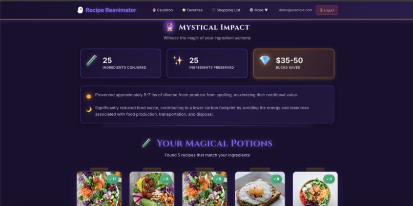 Recipe Reanimator  – screenshot 2