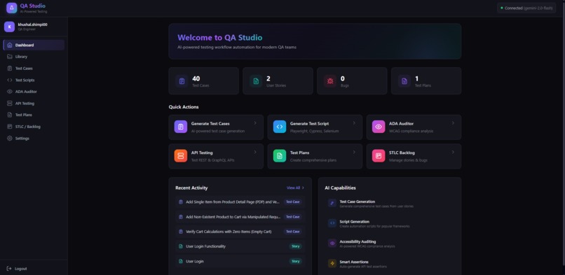 QA Stutio  – screenshot 2