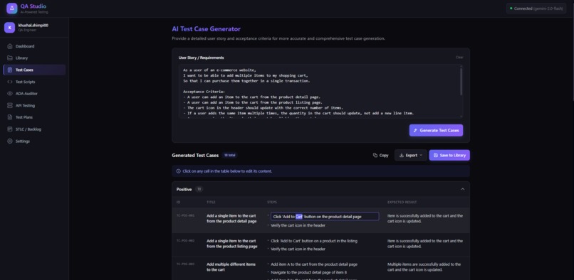 QA Stutio  – screenshot 5