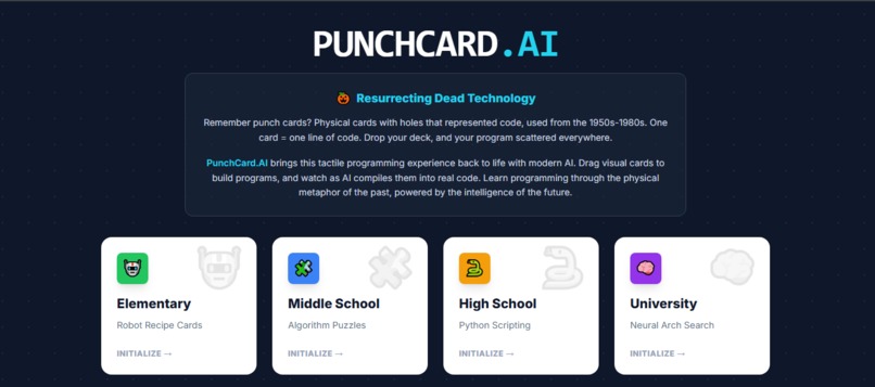 PUNCHCARD.AI – screenshot 1
