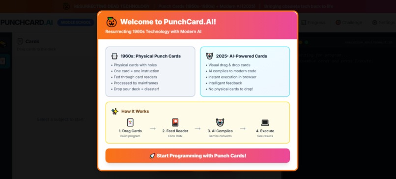 PUNCHCARD.AI – screenshot 2