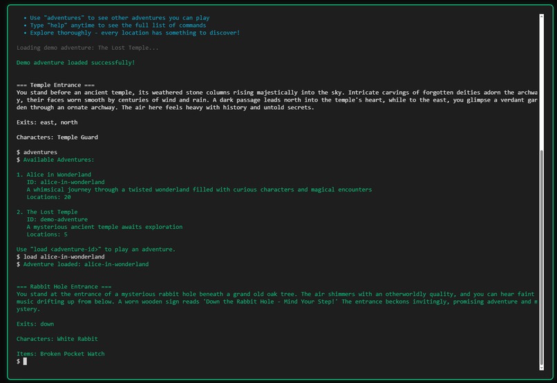 TAG - Terminal Adventure Game (on steroids) – screenshot 3