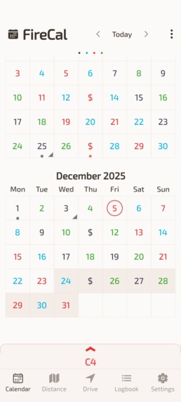 Firefighter Shift Calendar – screenshot 10