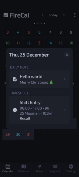Firefighter Shift Calendar – screenshot 3
