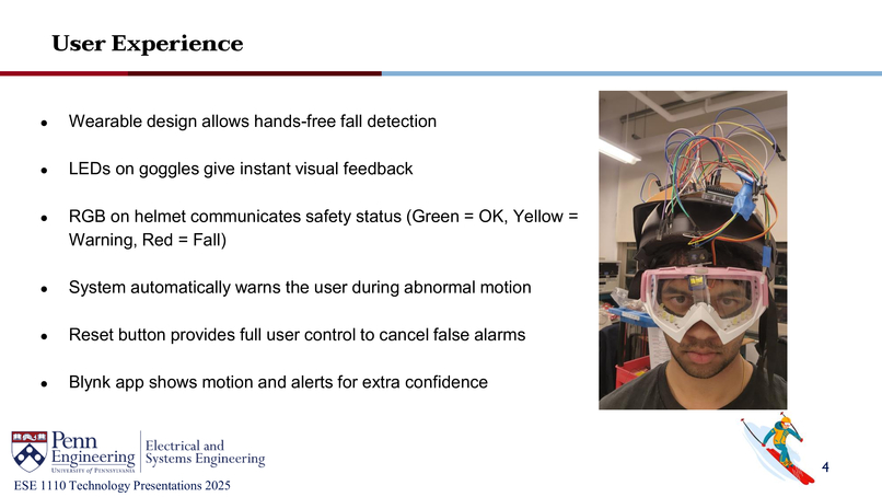 ESE 1110, Team 03, SkiSense – screenshot 4