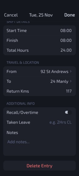 Firefighter Shift Calendar – screenshot 4