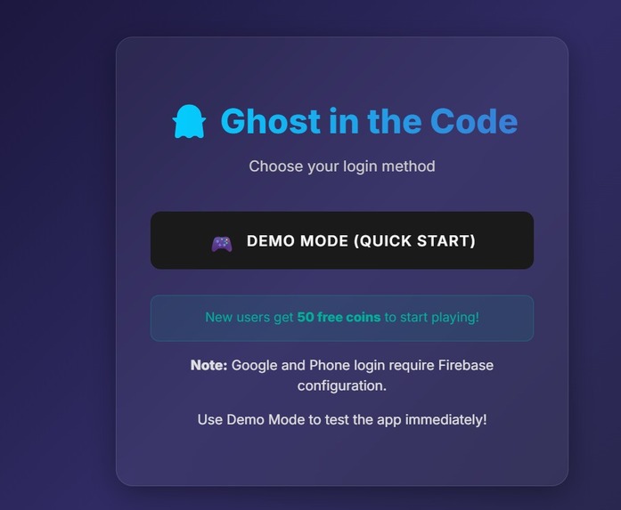 Ghost in the Code – screenshot 1