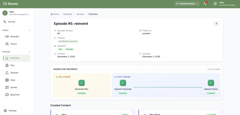 Encore - The Creator Studio – screenshot 1