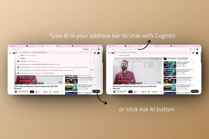 Cognito : Your AI Browser Agent – screenshot 1