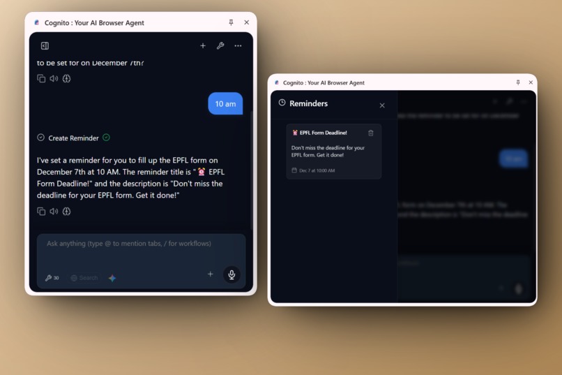 Cognito : Your AI Browser Agent – screenshot 2