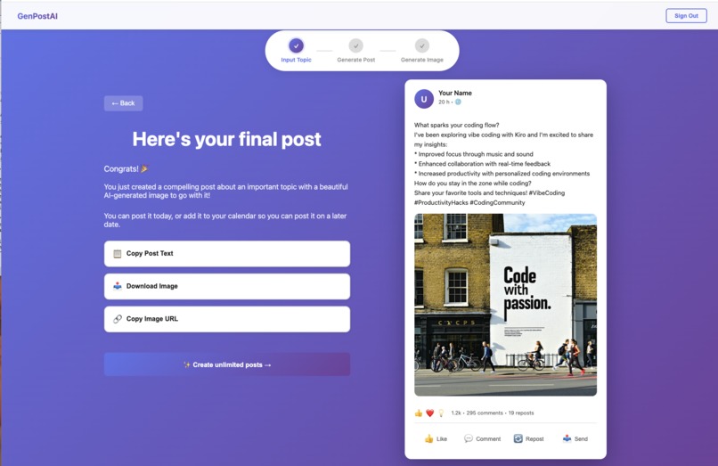Content marketing automation tool  – screenshot 5
