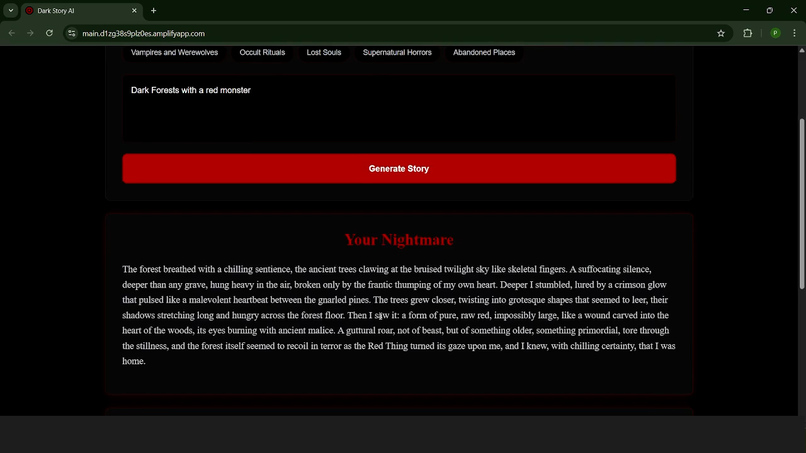 Dark Story AI – screenshot 4