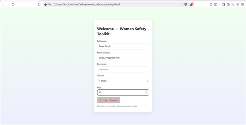 Women_Safety_Toolkit – screenshot 1