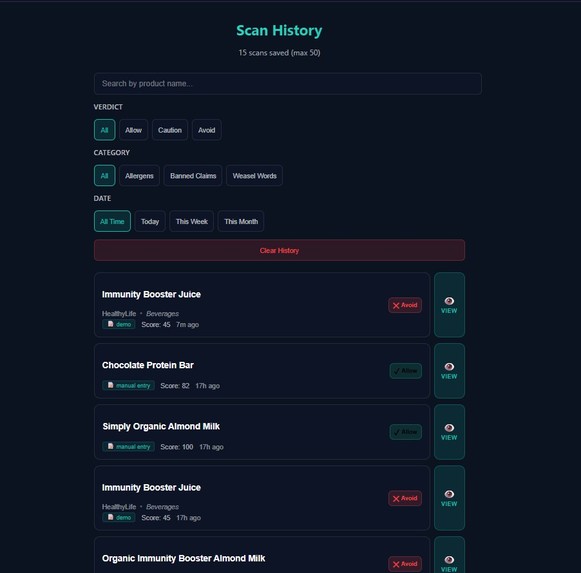 ClaimLens: Food Truth Frankenstein – screenshot 6