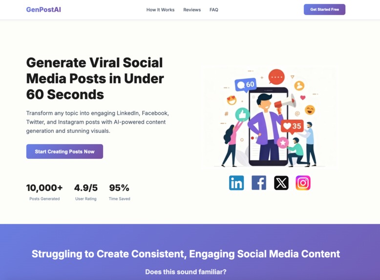 Content marketing automation tool  – screenshot 1