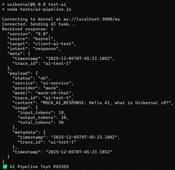 Unikernal v8 — Universal Interoperability Engine – screenshot 3