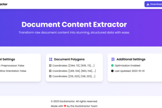 Document coardinate extractor