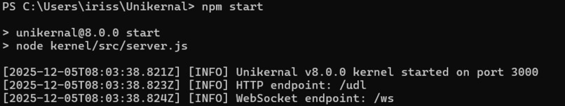Unikernal v8 — Universal Interoperability Engine – screenshot 5
