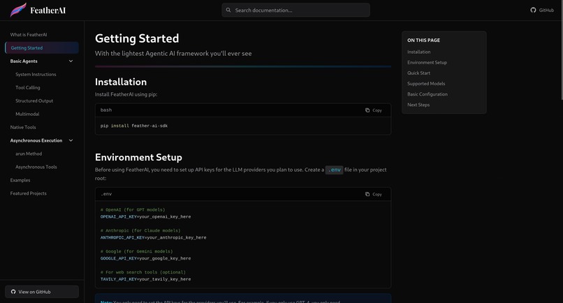 FeatherAI – screenshot 1